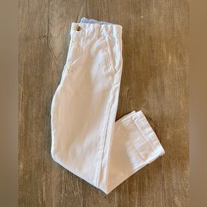 JANIE AND JACK TWILL PANTS (white - 6)